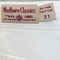 Ленен панталон широк крачол MARLBORO CLASSICS оригинал, снимка 3 - Панталони - 45101528
