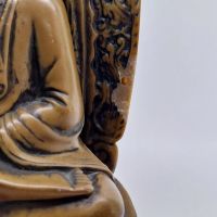 Стара, много детайлно изработена фигура на Буда, снимка 4 - Колекции - 45744123
