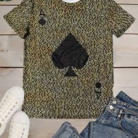 Мъжка тениска с къс ръкав,геометричен 3D принт с дизайн на Асо Пика, снимка 9 - Тениски - 45653577