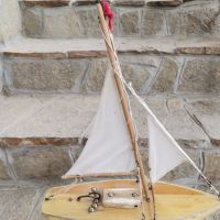 Старо дървено корабче, снимка 7 - Антикварни и старинни предмети - 45820384