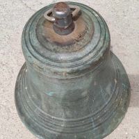 Стара бронзова камбана, снимка 4 - Антикварни и старинни предмети - 45507285