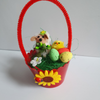 Великденска кошница, снимка 3 - Декорация за дома - 45028053