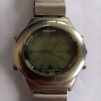 Оригинален ретро часовник SHARP QUARTZ ALARM , снимка 2 - Мъжки - 45811282