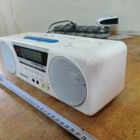 Радио-часовник Panasonic AM-FM Stereo Clock Radio RC-X210, снимка 4 - Радиокасетофони, транзистори - 45039437