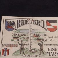 Банкнота НОТГЕЛД 1 марка 1920г. Германия перфектно състояние за КОЛЕКЦИОНЕРИ 44948, снимка 9 - Нумизматика и бонистика - 45543203