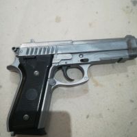 Метален Еърсофт Пистолет Берета, сив цвят , снимка 3 - Въздушно оръжие - 45221541