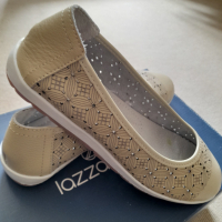 Дамски летни обувки естествена кожа с перфорация, снимка 2 - Дамски ежедневни обувки - 45035105