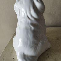 Порцеланова статуетка куче, снимка 4 - Статуетки - 45694184
