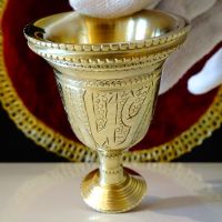 Разкошна персийска бронзова чаша,бижу. , снимка 10 - Антикварни и старинни предмети - 45494487