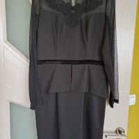 Дамска рокля официална черна, снимка 1 - Рокли - 45422512