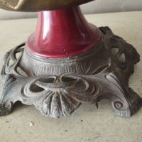 Газова (газена) лампа арт нуво, снимка 3 - Антикварни и старинни предмети - 45709762