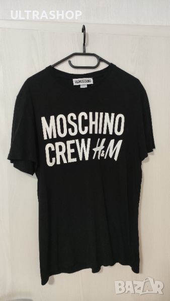 MOSCHINO CREW H&M Crewneck T-Shirt Мъжка тениска в отлично състояние, снимка 1