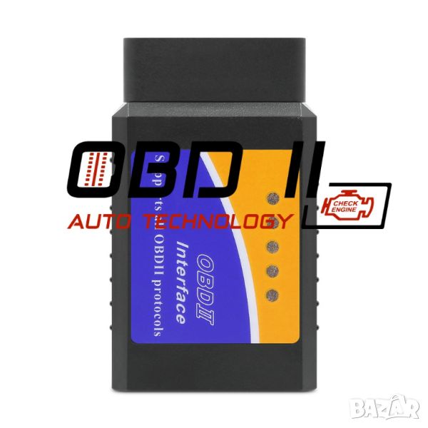 Универсален интерфейс ELM327 Bluetooth OBDII, снимка 1