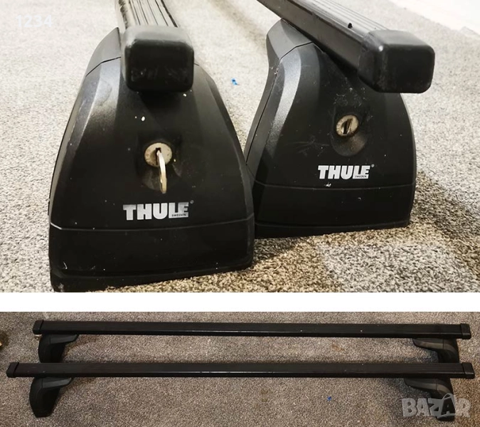 Багажник напречни греди THULE за OPEL Astra H Hatchback 2004-2009 Zafira 2005-2011, снимка 1