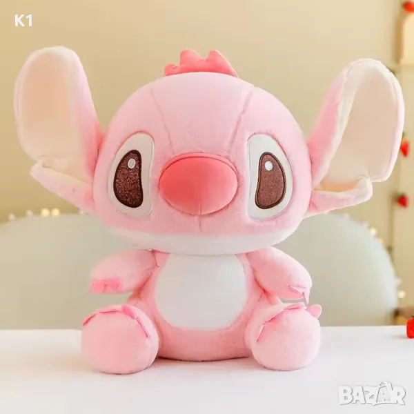 Плюшена играчка Ейнджъл от Лило и Стич, Розова 25cm, снимка 1