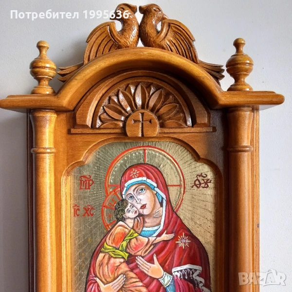 Дърворезба- домашен иконостас , снимка 1