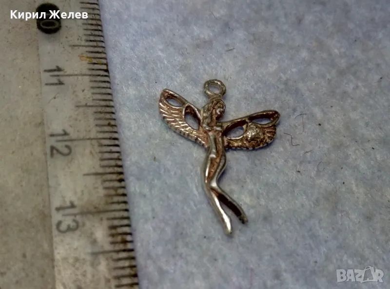 СРЕБЪРНА ФЕЯ СТАР ФИГУРАЛЕН СРЕБЪРЕН ПЕНДАНТ СРЕБРО ВИСОКА ПРОБА ХУДОЖЕСТВЕНА РЪЧНА РАБОТА 42289, снимка 1