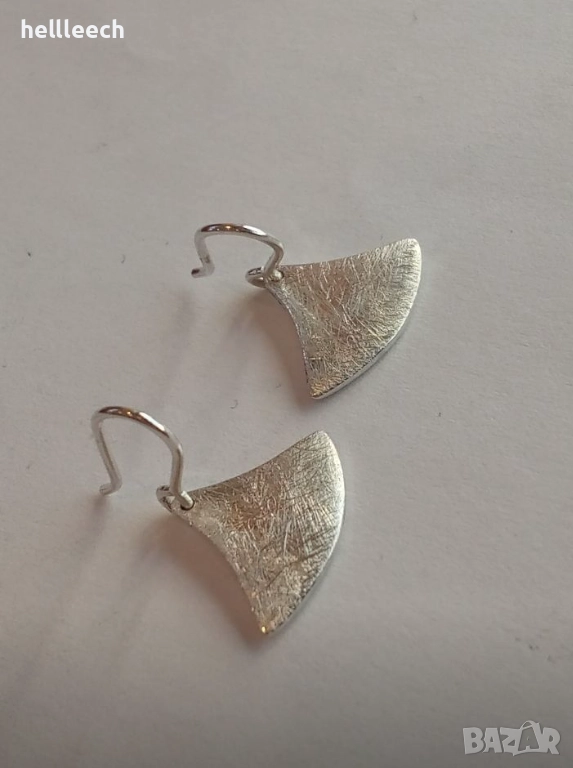 Сребърни обеци, снимка 1