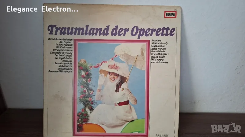 грамофонна плоча Traumland der Operette LP Vinyl 12" Constanze Europa E 336 VG+ F617, снимка 1