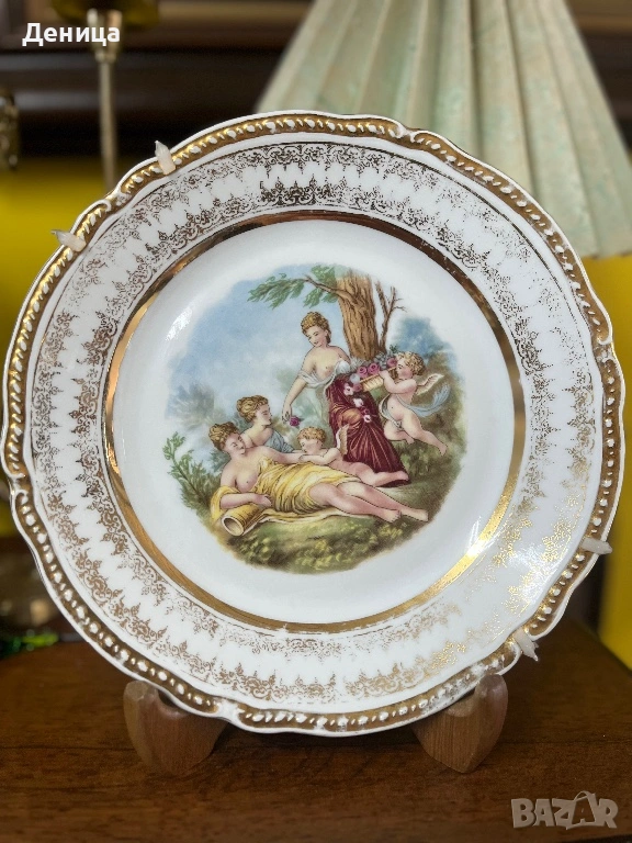 Schumann 1918-1929 Рядко срещана столетница Ръчно рисувана и напълно здрава🥰 , снимка 1