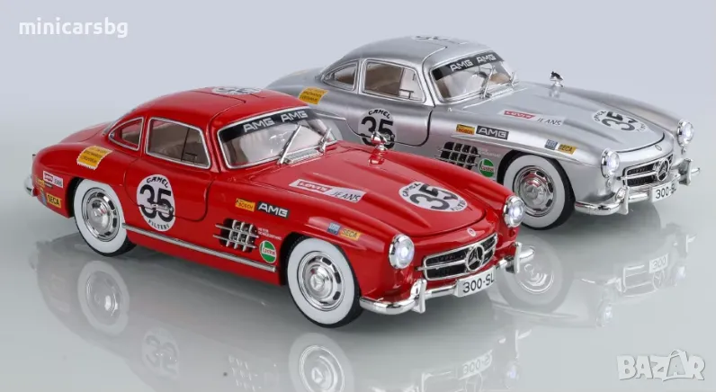 Метални колички: Mercedes 300 SL , снимка 1