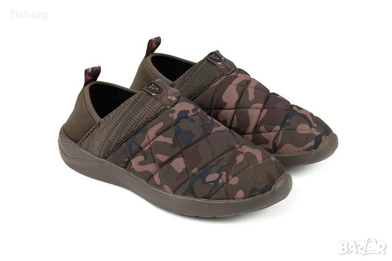 Пантофи за къмпинг Fox Camo/Khaki Bivvy Slippers, снимка 1