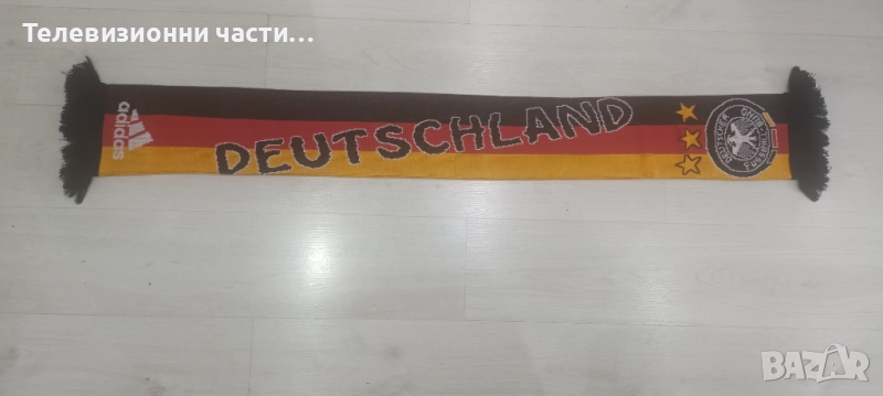 Оригинален футболен шал на Германия Germany немски национален отбор Adidas 740454 RIK001 2005 година, снимка 1