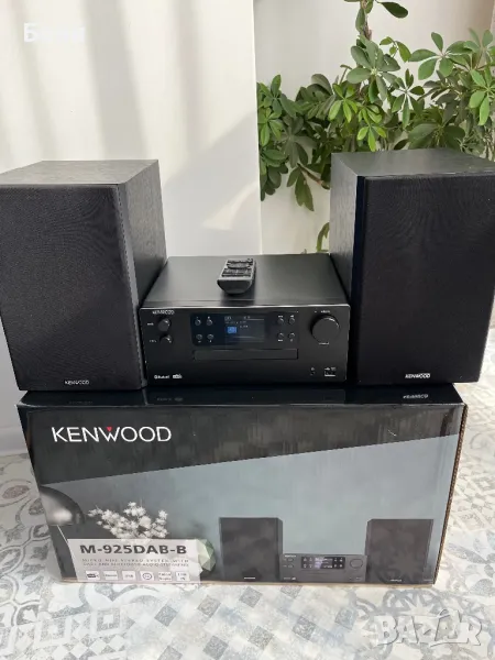 Hi-fi стерео уредба / система KENWOOD M-925DAB-B, 2x50w, Bluetooth, Mp3, Dab+, Usb, Cd, Radio, Eq, п, снимка 1