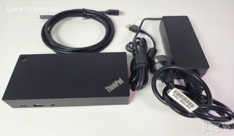 Lenovo Docking Station USB-C Dock Gen 2 - USB-C и 90w захранване, снимка 1