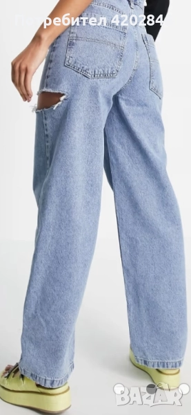 TOPSHOP Дамски дънки Baggy , снимка 1