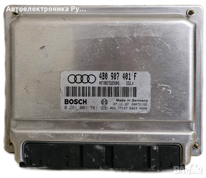 компютър AUDI A6 2.5 TDI BOSCH, 0 281 001 781, 0281001781, 4B0 907 401 F , снимка 1