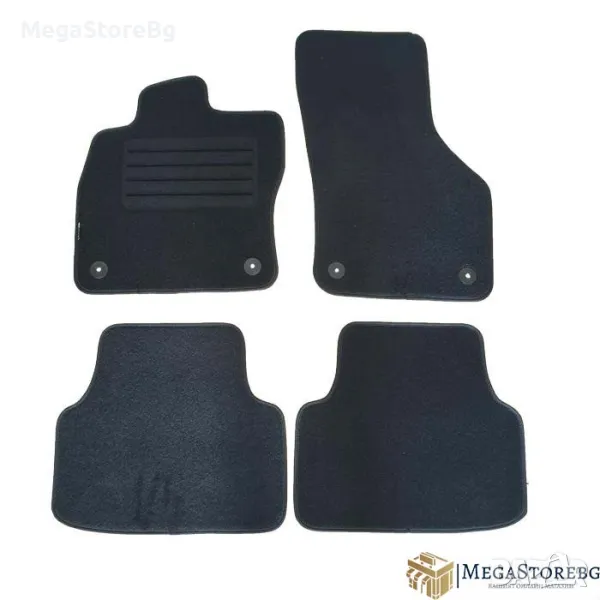 Мокетни стелки за SKODA OCTAVIA 3 III 2013-2020 4 части, снимка 1