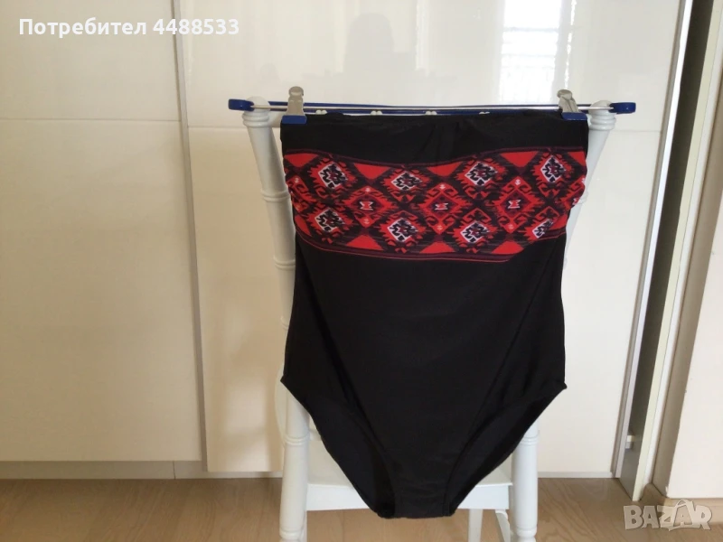 Дамски еднокомпонентен бански тип бандо. Нов., снимка 1