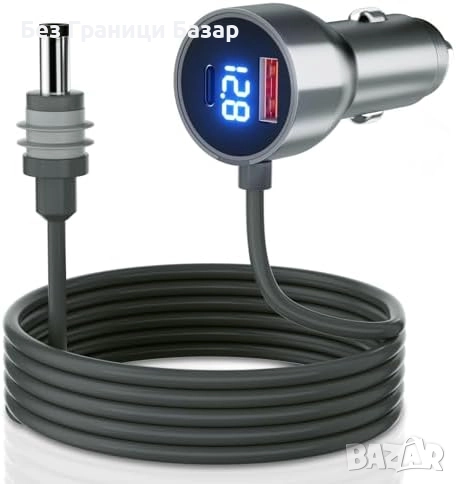 Нов Захранващ адаптер за Starlink Mini 12V-24V с дигитален дисплей за кола, снимка 1