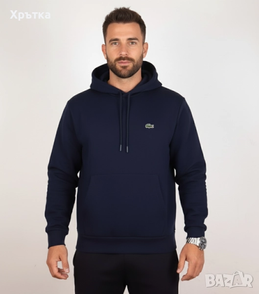 Lacoste Fleece Hoodie - Оригинален мъжки суитшърт размер 2XL, снимка 1