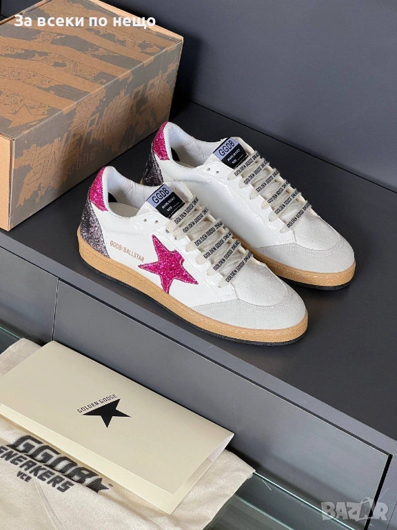 Golden Goose Дамски Бели Маратонки👟Дамски Спортни Обувки Код E1182, снимка 1