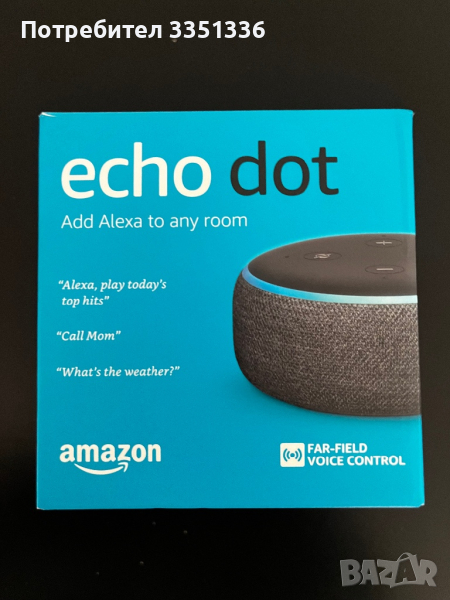 Alexa echo dot колона smart home, снимка 1