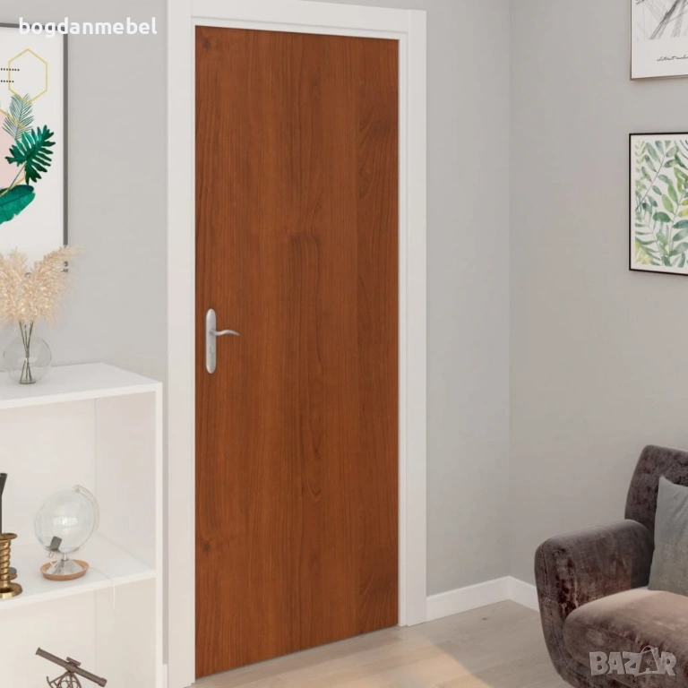  Самозалепващо фолио за врати, 4 бр, 210x90 см, снимка 1