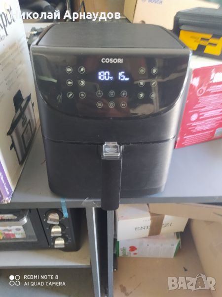 Cosori Pro Smart Air Fryer CS158-AF, XXL 5.5L, Черен, снимка 1