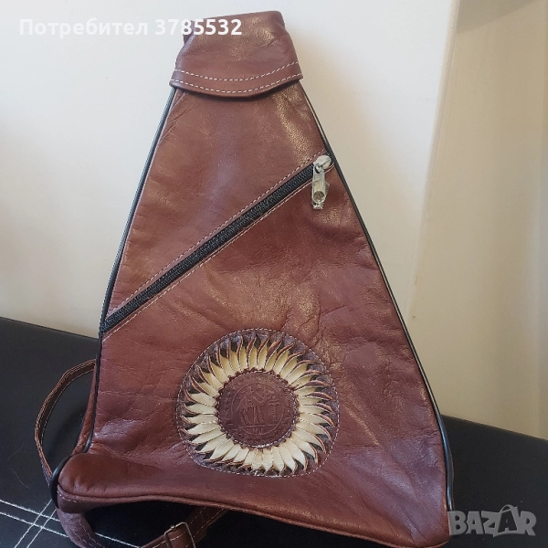 Раница естествена кожа, снимка 1