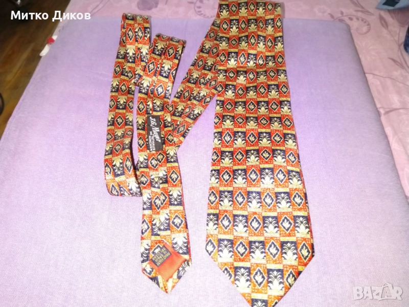 Richel J.G. Mayer Hand made in Spain tie вратовръзка нова маркова100% коприна маде ин Spain, снимка 1