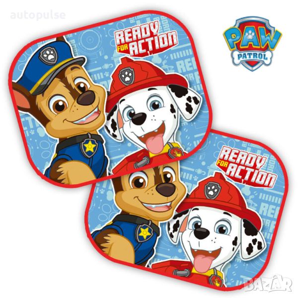 Странични Сенници за кола Paw Patrol Boy (2 броя), снимка 1