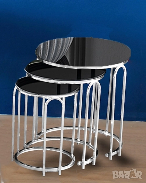 Маса ф70см или комплект от 3бр за 99лв, снимка 1