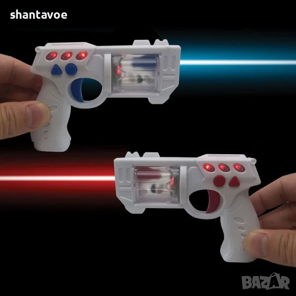 Игра лазер таг с пистолети ключодържатели, снимка 1
