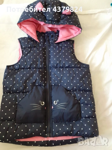 Нова немска грейка с качулка Ernsting's family Topolino за момиче р.110см. с этикет