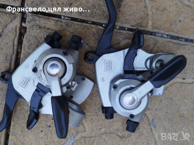 Комбинирани команди 27 скорости за велосипед колело Shimano deore xt st m 750, снимка 4 - Части за велосипеди - 50711041