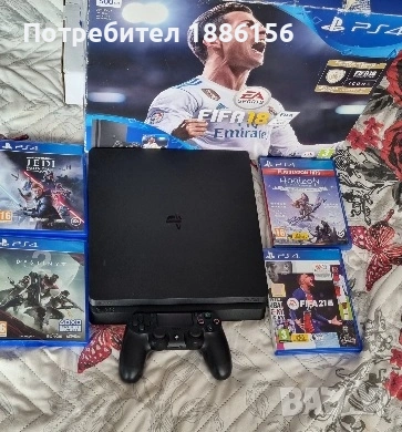 ps4 слим 500 гб перфектен