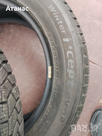 235 55 17 2бр Hankook зимни, снимка 5 - Гуми и джанти - 54206076