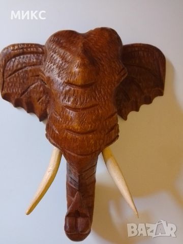 пано за стена глава за слон, снимка 1 - Пана - 46290971
