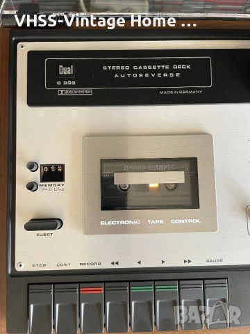 DUAL C 939 - 3 HEAD cassette deck - REVISED , снимка 2 - Тонколони - 52355552